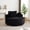 Black, variant on Newest 55" 360 Swivel Fluffy Sleeper Chair in Faux Fur Corduroy for Living Room or Bedroom,Green