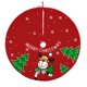 thumbnail image 1 of Faldas de árbol de Navidad Rojas, decoración de Santa Claus, alce, decoraciones navideñas para el hogar, parte inferior de tela, falda de árbol de Navidad, 1 of 4