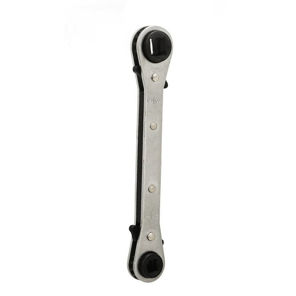 Refrigeration Ratcheting Wrench,Ratcheting Service Wrench Refrigeration Durable Service Wrench Ratcheting Service Wrench Tool High-Precision Functionality