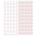 thumbnail image 1 of 100 clips de papel metálicos de estilo único a prueba de herrumbre resistentes para clasificación de archivos de notas de oficina, 1 of 8