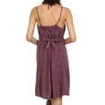 thumbnail image 2 of Sakkas Emma Embroidered Stonewashed Rayon Dress - Vintage Purple - One Size, 2 of 4