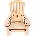 thumbnail image 1 of 1Pcs Mini House Wood Chair Decorative for Office Decoration Educational Toy, 1 of 9