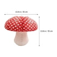 thumbnail image 4 of Miangastore 3pcs Mushroom Shape Lantern 3D Hanging Lanterns Scene Layout Decor Lantern, 4 of 9