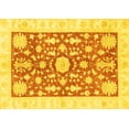 thumbnail image 1 of Ahgly Company Indoor Rectangle Oriental Yellow Traditional Area Rugs, 8' x 12', 1 of 4
