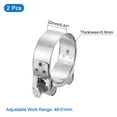 thumbnail image 2 of Uxcell T-Bolt Hose Clamp 2Pack 48-51mm 304 Stainless Steel Intake Intercooler Clamps, 2 of 4