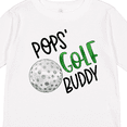 thumbnail image 4 of Inktastic Pops' Golf Buddy with Golf Ball Boys or Girls Long Sleeve Toddler T-Shirt, 4 of 5