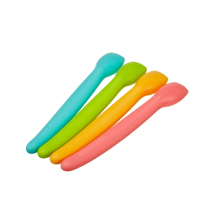 Innobaby Silicone Baby Spoon with Carrying Case Gum Friendly BPA-Free  (MULTIPLE COLORS)