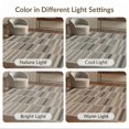 thumbnail image 6 of ODIKA 3'x5' Gray Beige Modern Geometric Striped Washable Area Rug Contemporary Block Motif with Diagonal for Hallway, Laundry Room, Non-Slip, Flatweave, Easy Care, 6 of 6