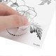 thumbnail image 4 of Temporary Tattoo Sticker Arm Chest Back Leg Waterproof Women Flower Tattoo StickerTH‑400, 4 of 5