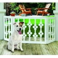 thumbnail image 3 of Frisky Friends Wooden Freestanding Pet Gate, Extra Wide Adjustable, Expands to 47" Wide, 3 of 8