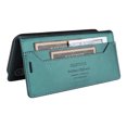thumbnail image 5 of Allytechgroup Wallet Case for iPhone XR, Slim Lightweight PU Leather Stand Flip Phone Case with Credit Card Slot Shockproof Protective Back Cover for iPhone XR Women Men, Green, 5 of 8