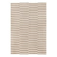 thumbnail image 3 of Unique Loom Decatur Collection Area Rug - Striped (5' x 7' 2" Rectangle Taupe/Ivory), 3 of 7