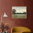 thumbnail image 2 of COMIO  Framed Canvas Wall Art Decorations Classical Painting Canvas Prints, Vintage Flower Field Wall Art for Home Room Bathroom Decor, 2 of 4