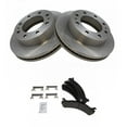 thumbnail image 2 of TRQ Front Premium Posi Ceramic Disc Brake Pad & Rotor Kit Fits Select GM Truck, 2 of 6