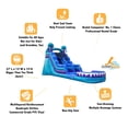 thumbnail image 4 of JumpOrange Outdoor Electric Commercial Grade Inflatable Water Slide with Splash Pool for Adults and Kids with Blower, 4 of 4