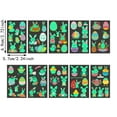 thumbnail image 3 of Set Of 10 Sheets Easter Tattoos Stickers For Kids Glitter Styles For Hand Body Face Temporary Easter Bunny Decorations For Boys And Girls Stickers Easter Decorations, 3 of 7