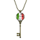 thumbnail image 1 of Sketch de la bandera de México cocina ronda cactus Llavero Collar Colgante Bandeja Cadena Embellecida Unbranded M, 1 of 3
