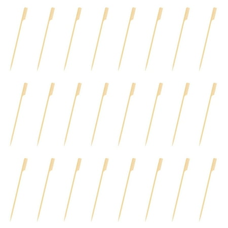 

HOMEMAXS 200pcs Fruit Appetizer Drink Pick Sticks Disposable Bamboo Stick Cocktail Skewer