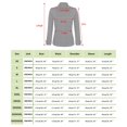 thumbnail image 3 of Jxximdong Button Up Shirts Women Long Sleeve Tops Collared V Neck Shirts Lightweight Sweatshirt 2024 Fall Fashion Clothes Black Spring Tops XXXL, 3 of 7