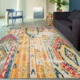 thumbnail image 6 of Bohemian Geometric Modern Multi 5'x7' Area Rug, 6 of 6