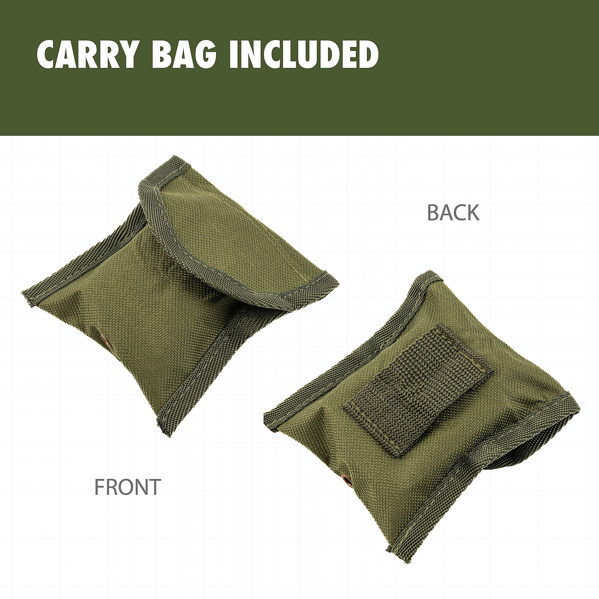 Ozark Trail Military Style Green Compass with Durable Metal Body for Nighttime Use
