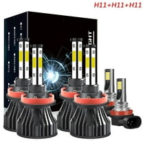6x H11 High&Low Beam Fog Light for Nissan Sentra 2013-2019 LED Headlight Bulbs White 6000K