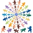thumbnail image 1 of JUXINGDAZYF Mini Plastic Babies, 100 Pieces King Cake Baby Mini Plastic Babies Doll for Baby Shower Party Favors Ice Cube Game Party Decorations 10 Colors Plastic Dolls, 1 of 5