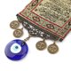 thumbnail image 3 of Hztyyier Ojo Turco Decoracion Adorno De Perlas De Mal De Ojo Azul Turco Amuleto Alfombra Colgante De Azul Delicado Inicio Lucky Lucky Decoración Decoración De Pared Ecomeon no, 3 of 4