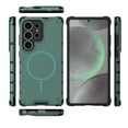 thumbnail image 3 of Magnetic Case for Samsung Galaxy S25 Ultra, Compatible with Mag-Safe, Classic Hybrid Magnetic Phone Case, Military Grade Drop Protection, Scratch-Resistant Back Rugged Cover, Darkgreen, 3 of 8