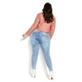thumbnail image 4 of City Chic Women's Plus Size Cropped Fully Lined Biker Jacket, 4 of 6