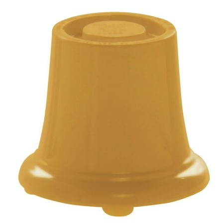 - HUBERT Pedestal Large Mustard Yellow Melamine- 5 1/2