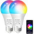 thumbnail image 1 of Foco Inteligente Vevor RGBCW 9W 820lm Bombilla LED Control Bluetooth APP Luz para Dormitorio Cocina Bar Casa Fiesta 2 Piezas, 1 of 4