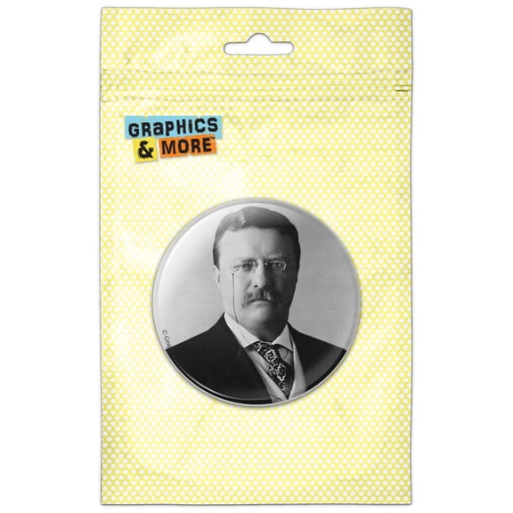 President Theodore Roosevelt Pinback Button Pin Badge