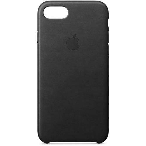 Ik was mijn kleren Vechter Verbergen Apple Leather Case for iPhone 7 - Black - Walmart.com