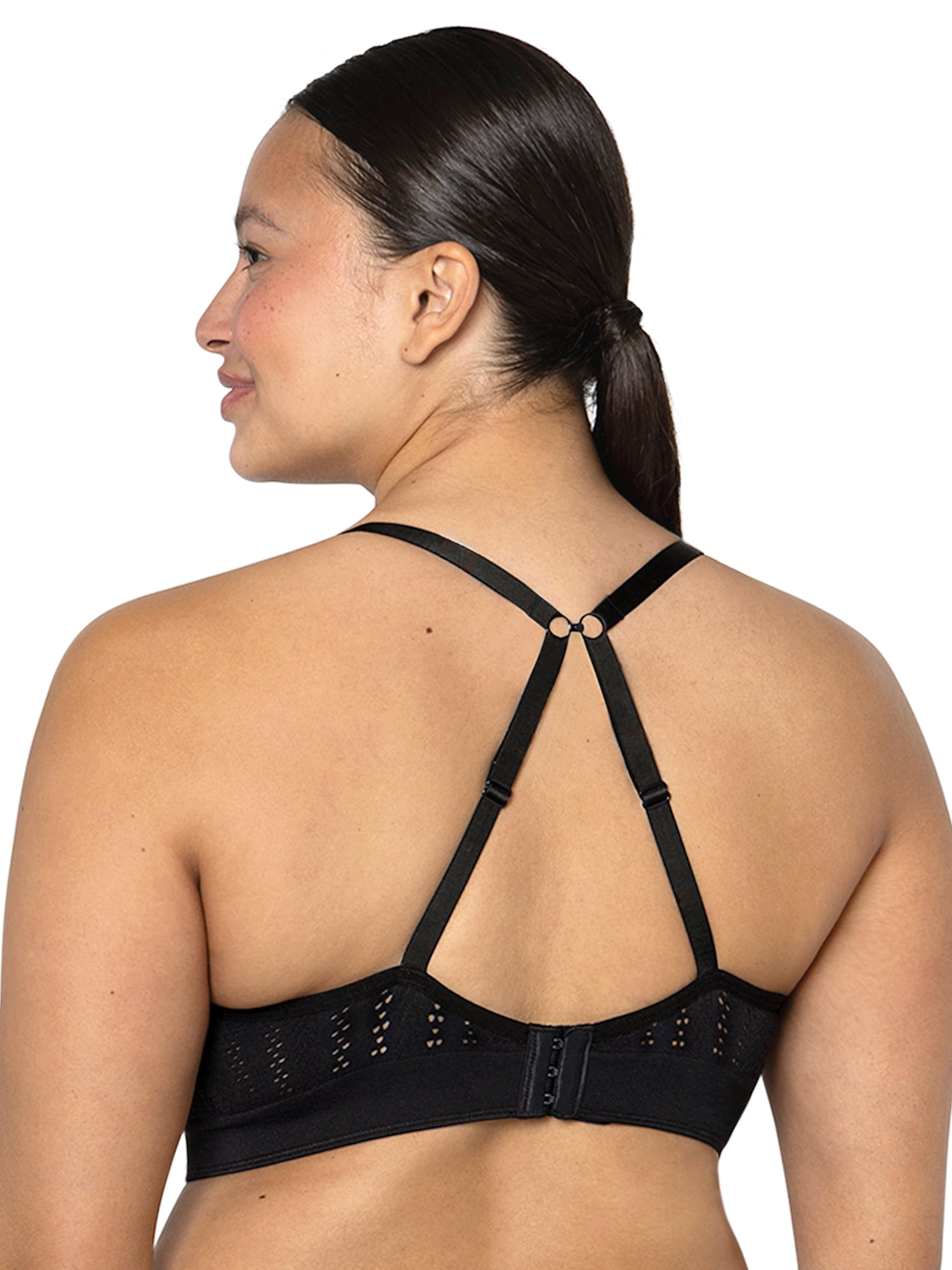 fresh collection by Fruit of the Loom Women's Seamless Pointelle Lightly Lined Bra