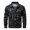 Black, variant on Men's Western Style Lined Denim Jacket for Spring and Autumn Seasons Comfortable Durable Outerwear