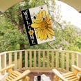 thumbnail image 4 of Spring Summer Bee Sunflower House Flag 28x40 Inch Double Sided, Welcome Holiday Yard Outdoor Decoration, 4 of 6