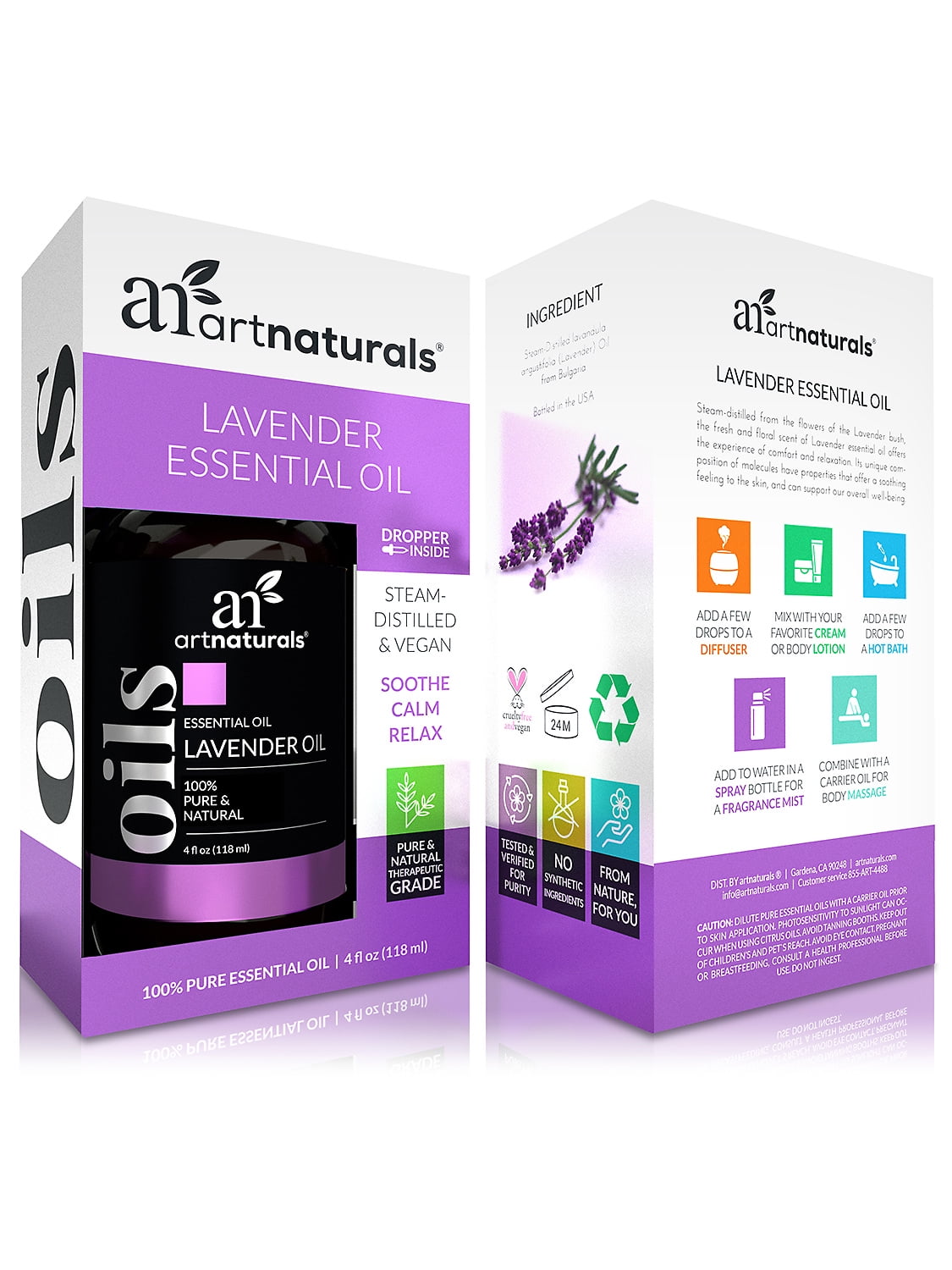 Lavender 12 Essential Oils Kit  artnaturals® Perfected by Nature