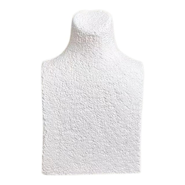 Expositor de busto de joyería, soporte para collares, estante para sala de estar, joyería, tienda minorista, regalos, expositor de collares de mesa S