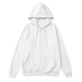 thumbnail image 7 of Mens Oversized Zip Up Hoodies Fleece Sweatshirts Long Sleeve Solid Jacket with Pockets, 7 of 7