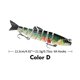 thumbnail image 4 of Multi articulado 12,5 cm 21,5 g señuelos Wobbler artificial pesca cebo duro D Sywqhk Para Estrenar, 4 of 6