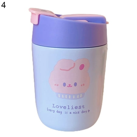 

Meizhencang 350ml/500ml Thermal Water Bottle Adorable Non-slip Cartoon Sealed Vacuum Cup Household Supplies