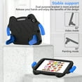thumbnail image 6 of Dteck Cute Case for iPad 9th/8th/7th Generation - iPad 10.2 Case 2021/2020/2019 with Pencil Holder, Shockproof Handle Stand Kids Friendly Light Weight Case for iPad 10.2 inch 9/8/7 Generation,Black, 6 of 8