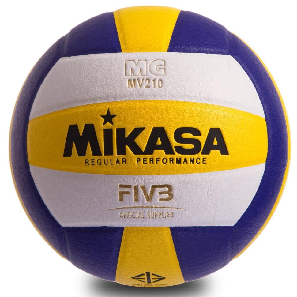 Mikasa MV210 FIVB Official Volleyball Premium Synthetic Leather Indoor Game Ball 