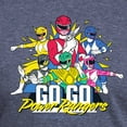 thumbnail image 3 of CafePress - Go Go Power Rangers Group Sho Men's Deluxe T Shirt - Mens Tri-blend T-Shirt, 3 of 4