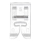thumbnail image 1 of 7mm clear replacement presser foot to prevent skipped stitches. Presser foot for curved stitch sewing machines., 1 of 3
