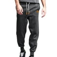 thumbnail image 6 of Maean Mens Sweatpants Elastic Bottom Athletic Baggy Straight Leg Pants Casual Drawstring Waist Joggers with Pockets, 6 of 7