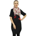 thumbnail image 3 of Bimba Casual Women Black Kurti Cotton Designer Tunic Kurta Dress With Scarf-4, 3 of 9