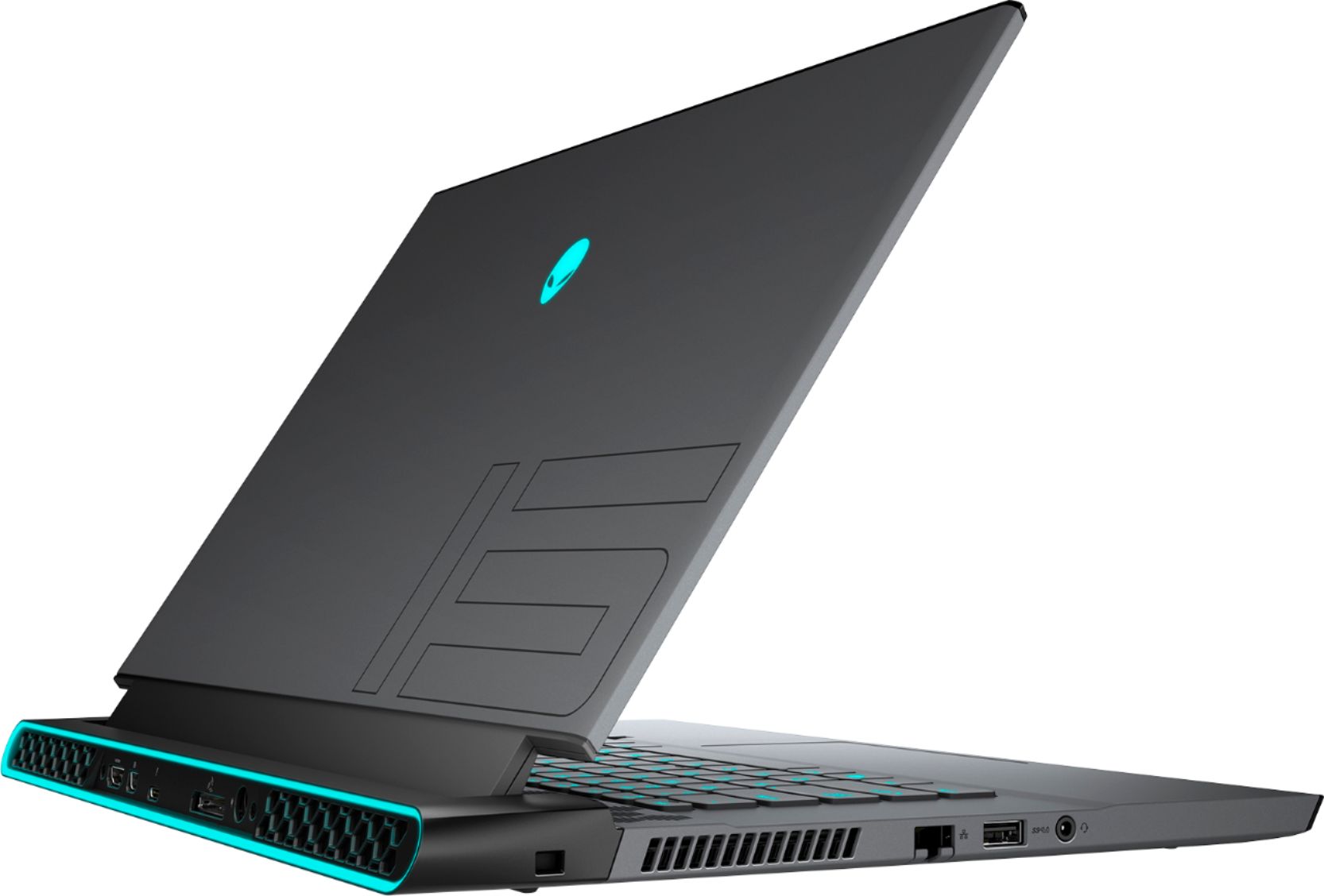 Dell Alienware m15 R3 Gaming and Entertainment Laptop (Intel i7-10750H 6-Core, 16GB RAM, 1TB PCIe SSD, 15.6" Full HD (1920x1080), NVIDIA RTX 2070 Super, Wifi, Bluetooth, Webcam, 3xUSB 3.1, Win 10 Pro) - image 4 of 6