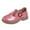 Pink, variant on GiLiling Girls Mary Jane Dress Shoes, Perforated PU Leather T-Strap Flats with Adjustable Buckle, Non-Slip Rubber Sole Casual School Party Footwear (White, 4-4.5 Years)